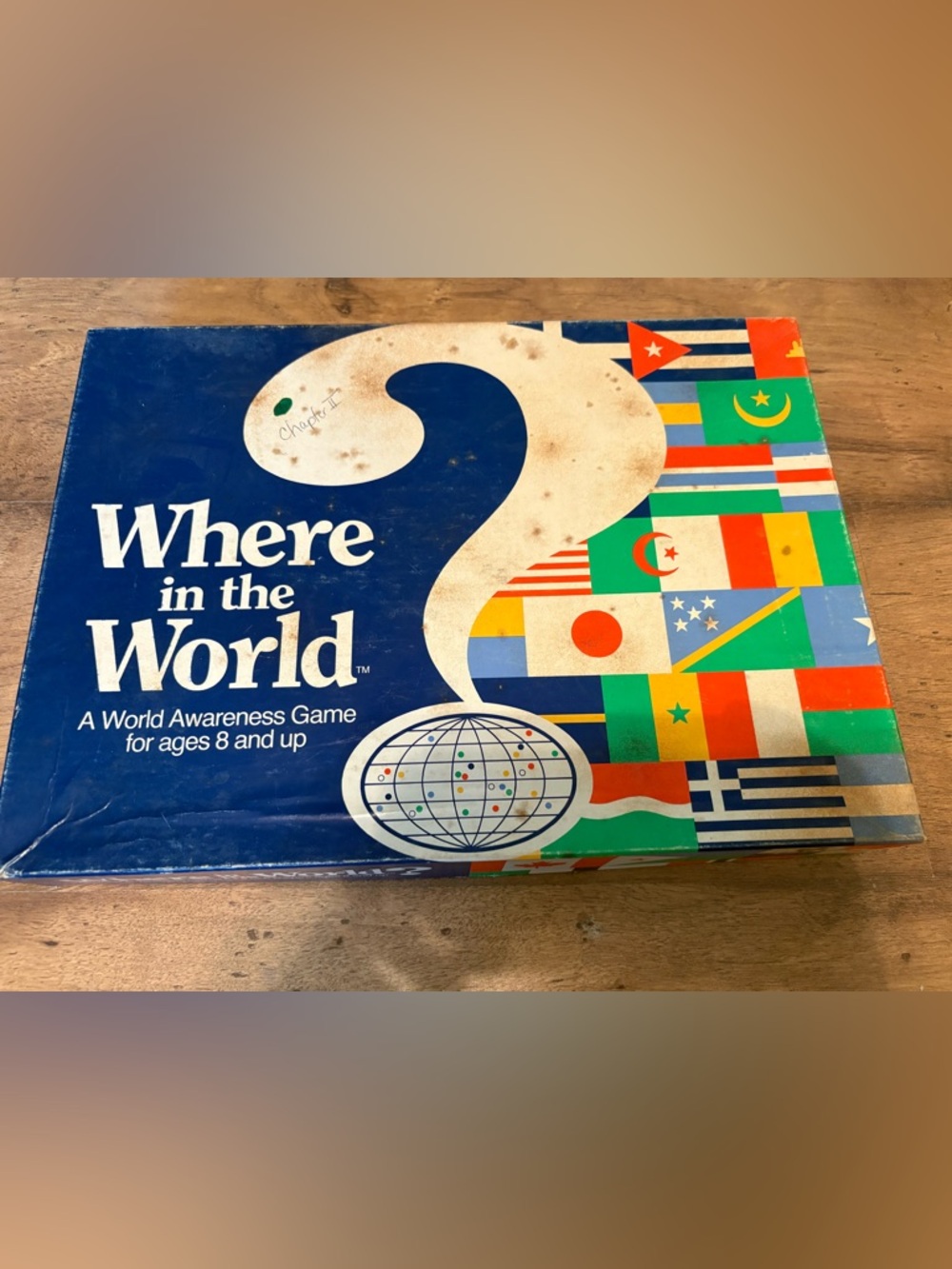 Where in the World? Blue Flag-Themed Geography Board Game